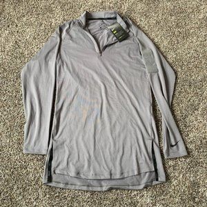 Nike Mens Small dri-fit mock 1/4 zip up